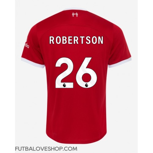Dres Liverpool Andrew Robertson #26 Domáci 2023-24 Krátky Rukáv